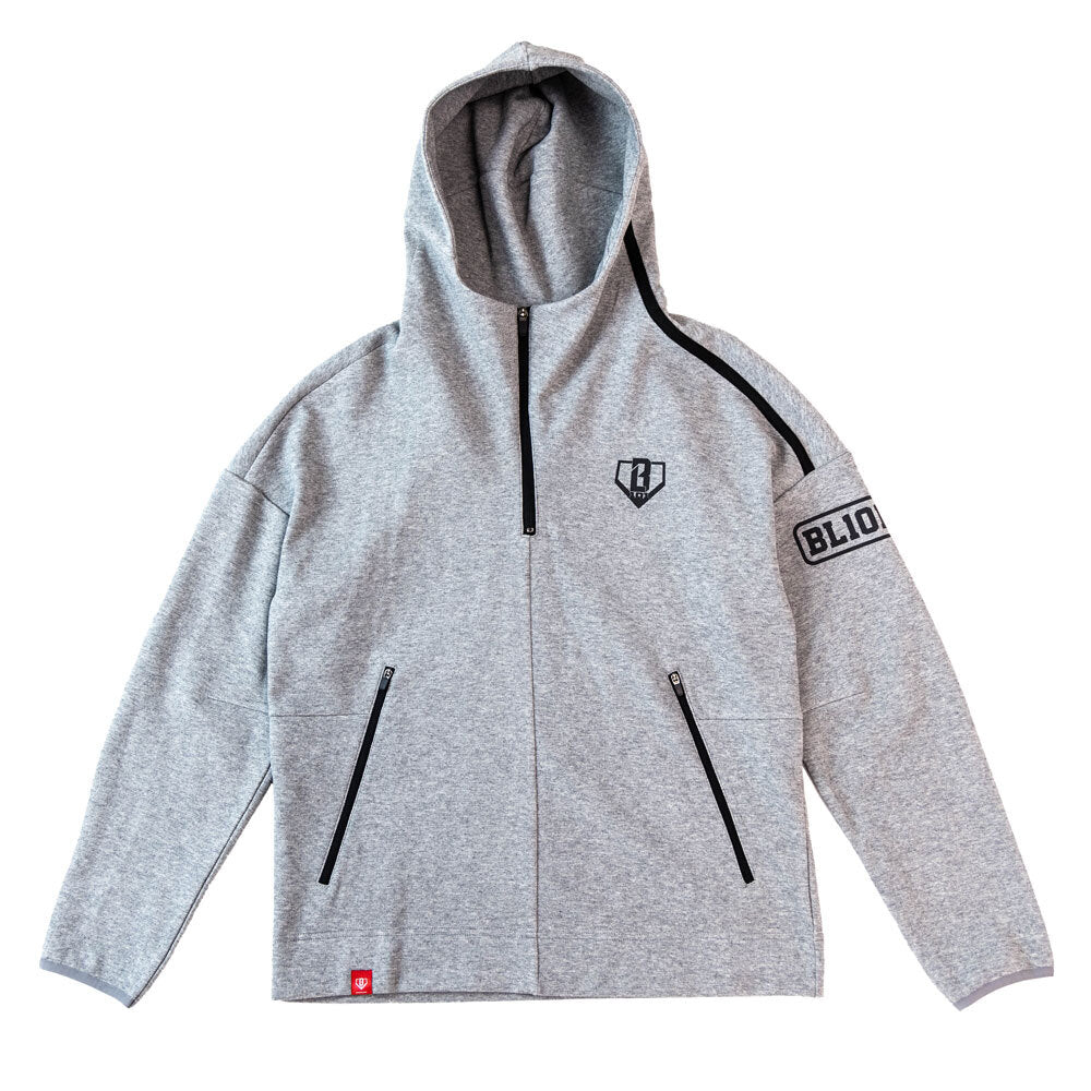 Game Day 1/4 Zip Hoodie - Gray/Black – Baseball Lifestyle 101