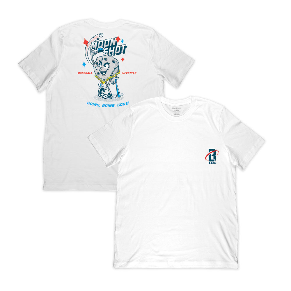 Cool Skeleton Baseball T-Shirt - Moon T-Shirt