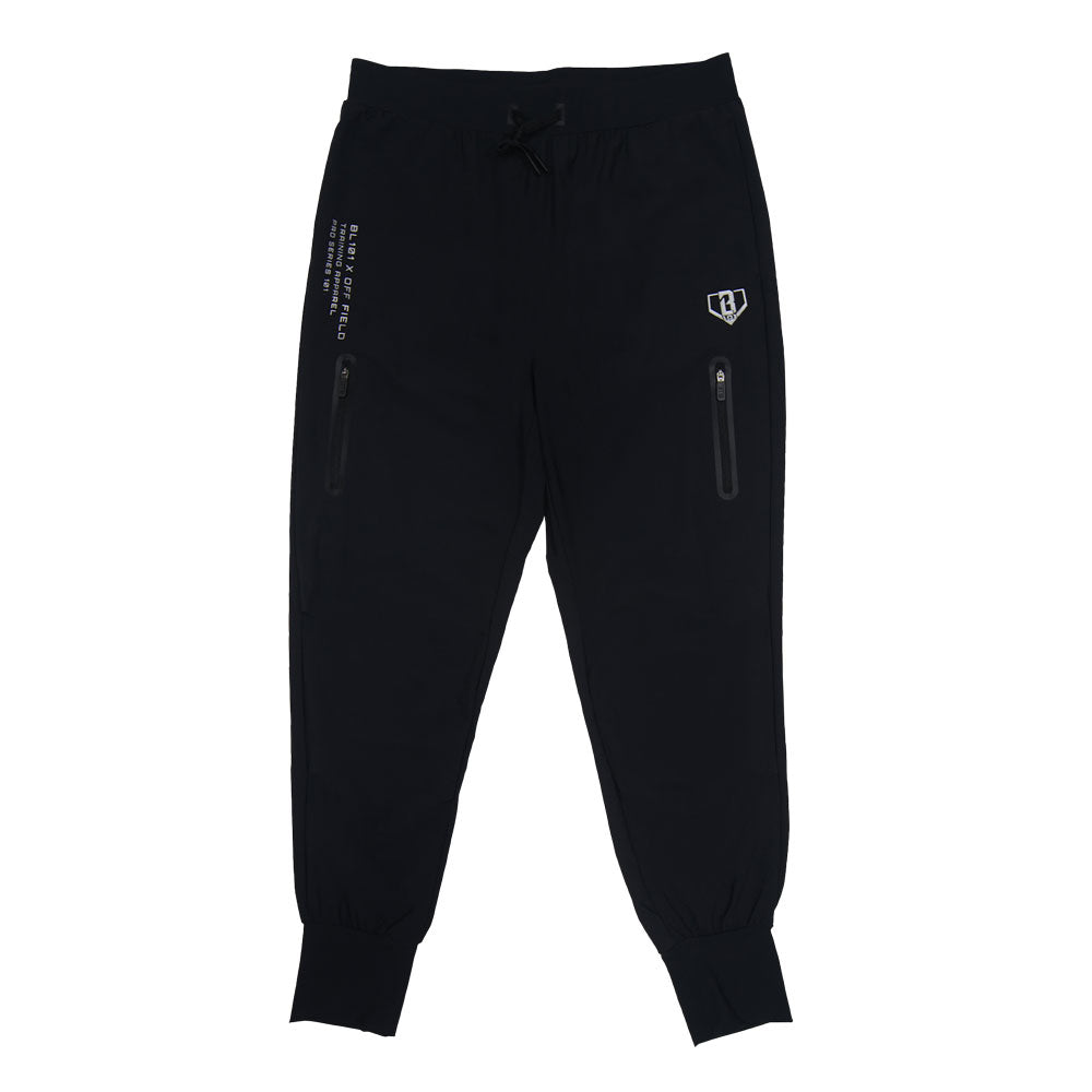 Pro Series Long Cuff Performance Joggers Black Baseball Lifestyle 101