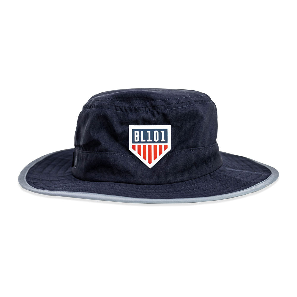 Lids USMNT New Era Bucket Hat - Heather Navy