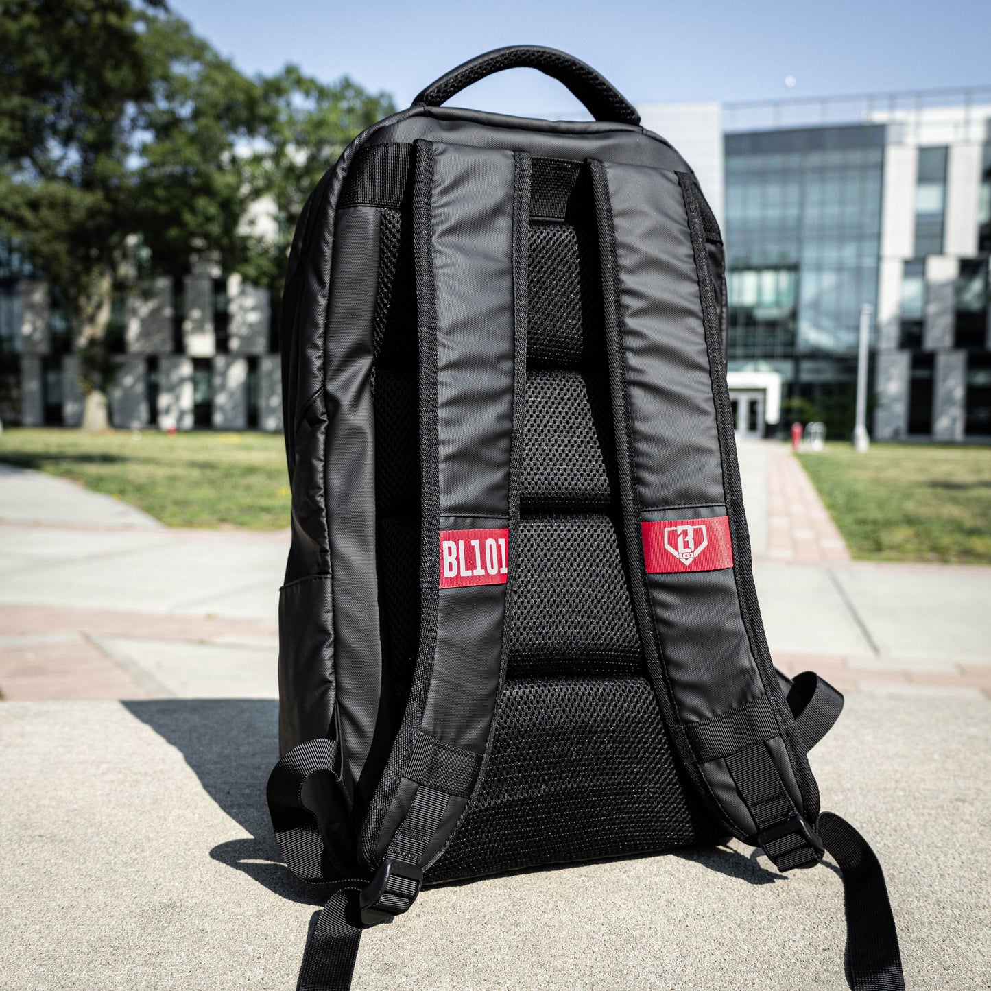 Baseball Seams Backpack - Black