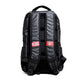 Black baseball seams backpack