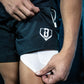 Black performance shorts