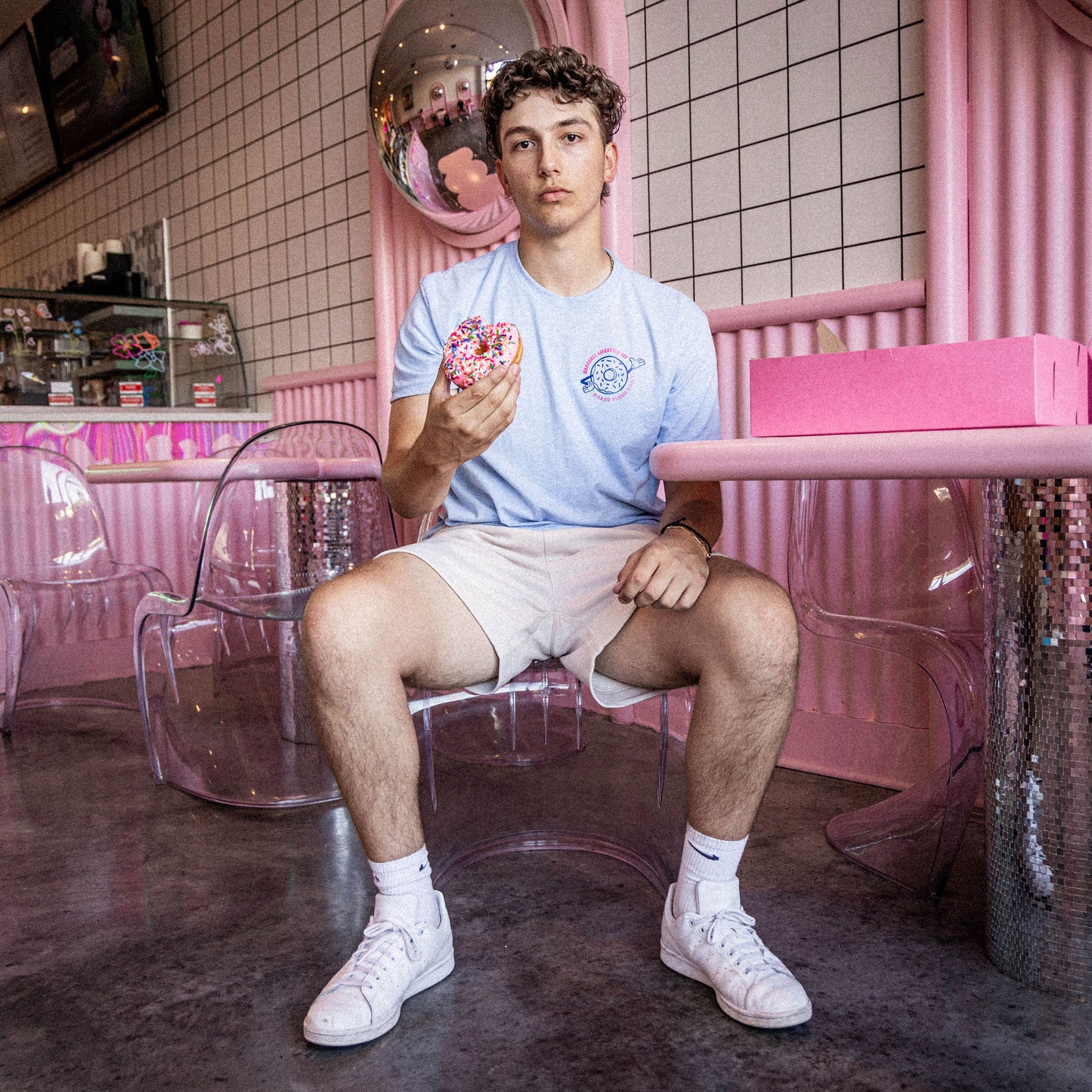 Baseball lifestyle donut tee