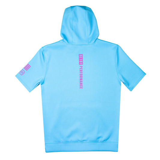 Cotton candy short sleeve hoodie