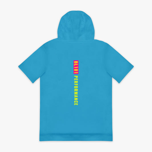 BSBL-SZN Short Sleeve Hoodie V2 - Highlighter Blue