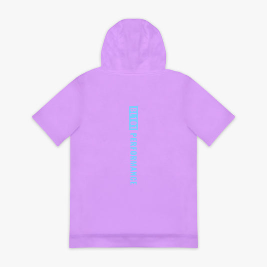 BSBL-SZN Short Sleeve Hoodie V2 - Lavender/Light Blue