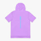 BSBL-SZN Short Sleeve Hoodie V2 - Lavender/Light Blue