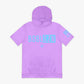 BSBL-SZN Youth Short Sleeve Hoodie V2 - Lavender/Light Blue