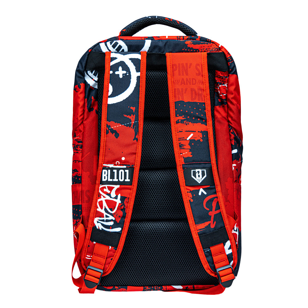 Graffiti backpack, baseball backpack