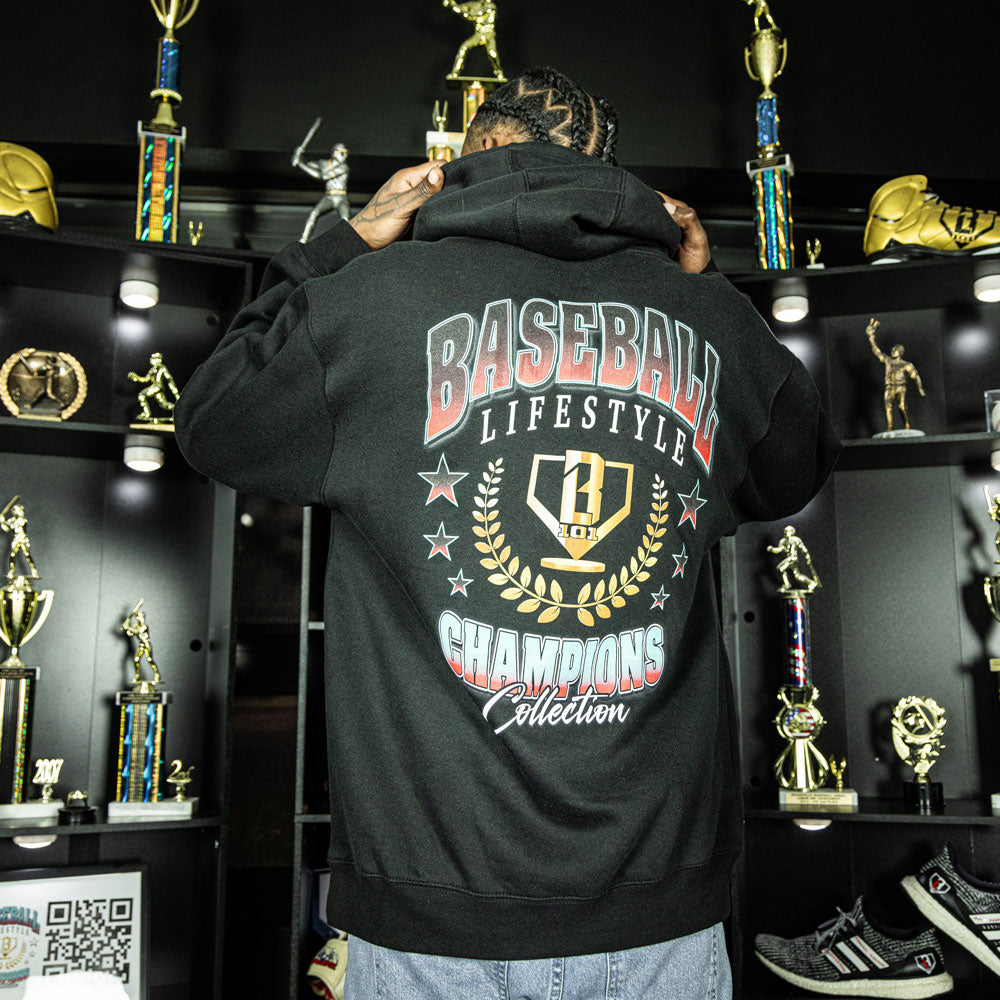 Champions Logo Hoodie - Black