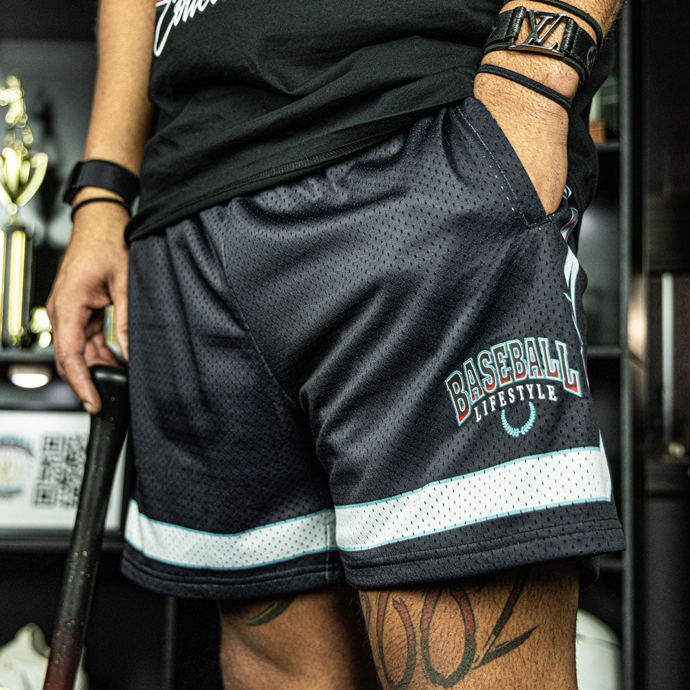 Champions Star Shorts - Black/Teal