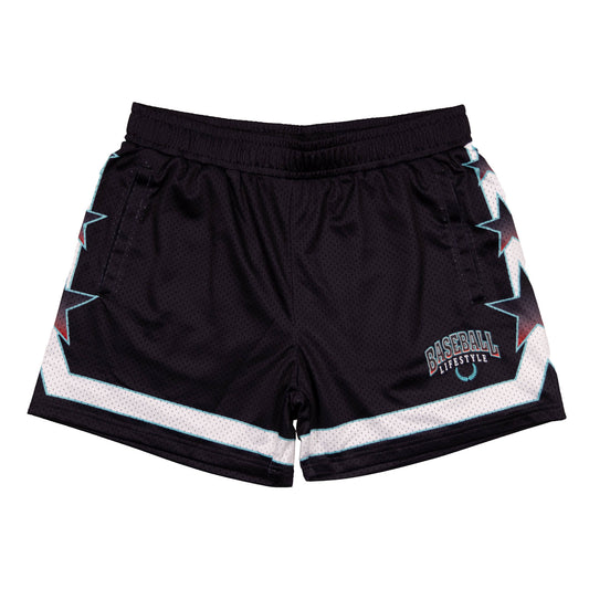 Champions Star Shorts - Black/Teal