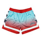 Champions Star Shorts - Gradient Teal/Red