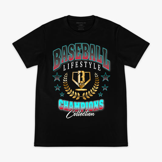 Champions Logo Tee - Black