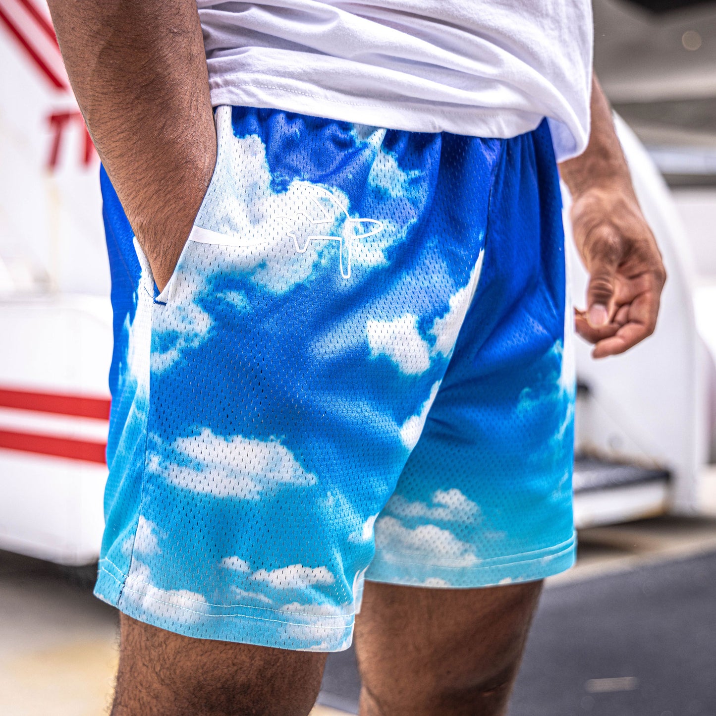 Cloud shorts, dream chaser shorts