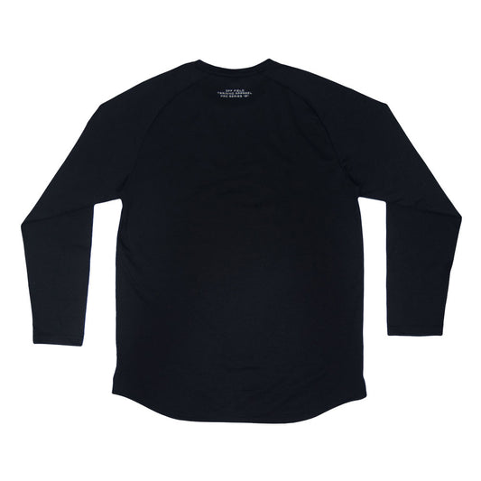 Diamond Tech Youth Long Sleeve - Black/White