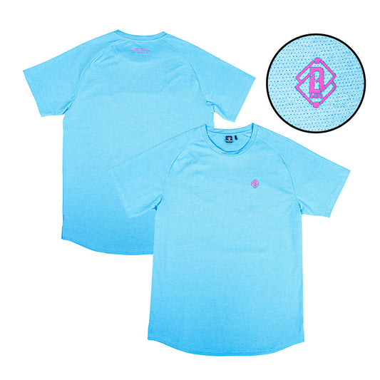 Diamond Tech Tee - Cotton Candy Blue