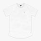 white athletic performance youth shirt