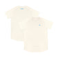 Diamond Tech Tee - Bone/Light Blue