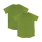 Diamond Tech Tee - Olive Green/Orange