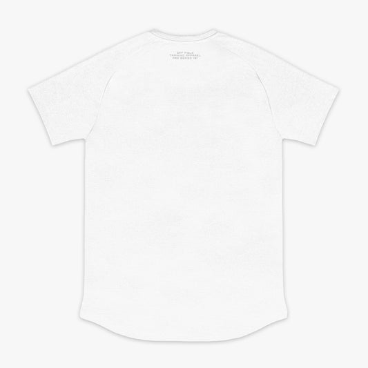 performance athletic shirt in white