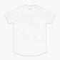 white athletic performance shirt