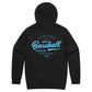 Established Hoodie - Black/Light Blue