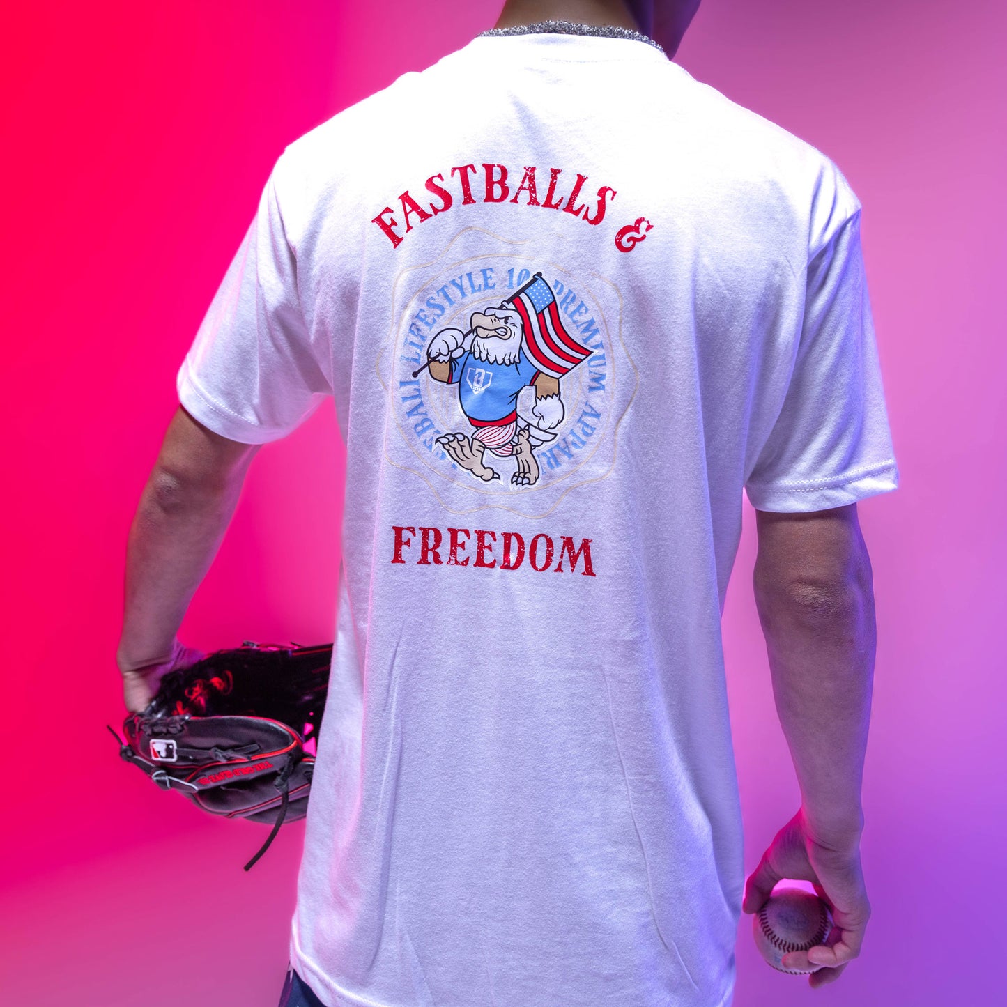 Fastballs & Freedom Youth Tee