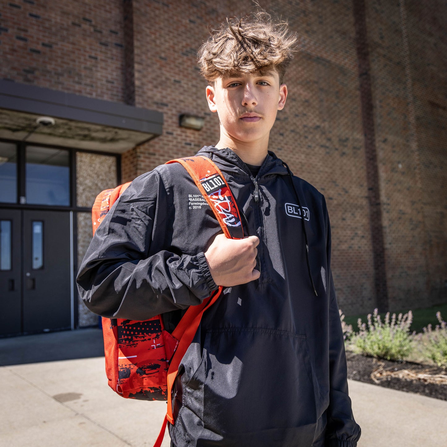 Graffiti backpack for baseball players