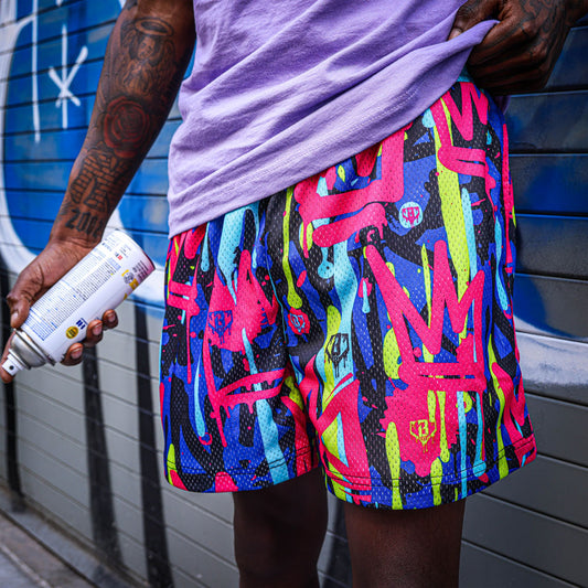 Graffiti Crown Youth Shorts