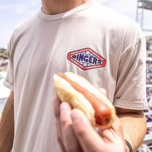 Hot dog summer tee, hot dog baseball