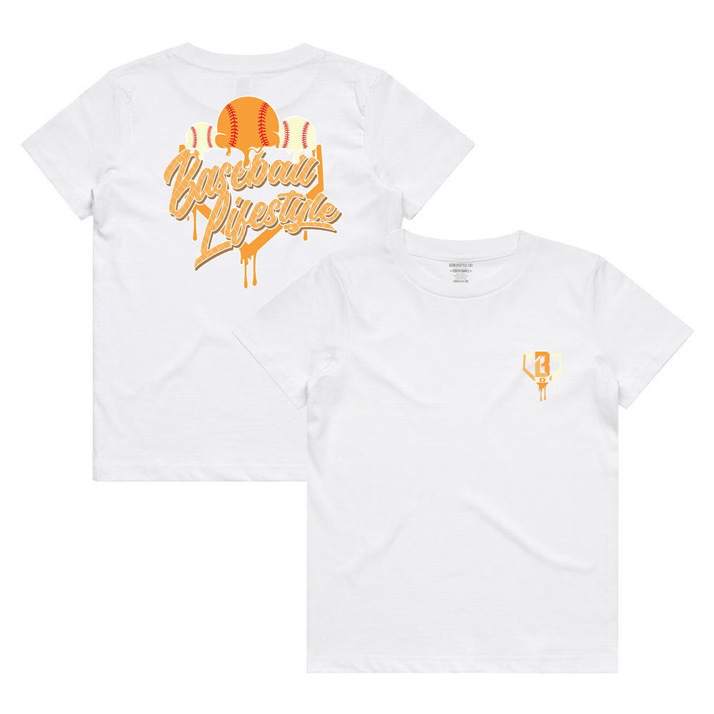 Ice Cream Youth Tee - Creamsicle