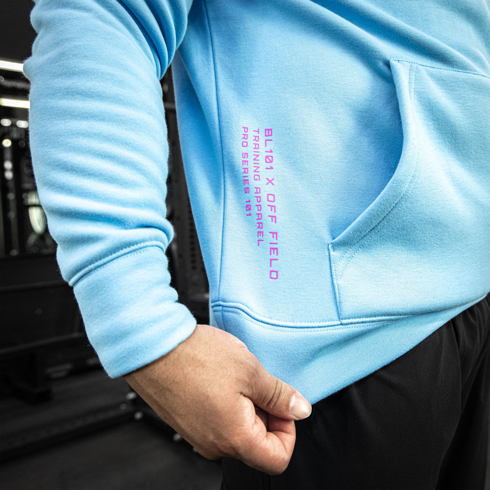 Off-Field Performance Hoodie - Cotton Candy Blue