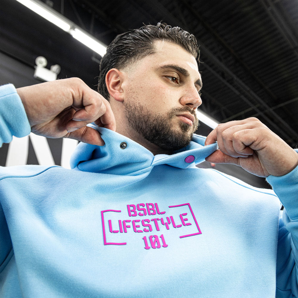 Off-Field Performance Hoodie - Cotton Candy Blue