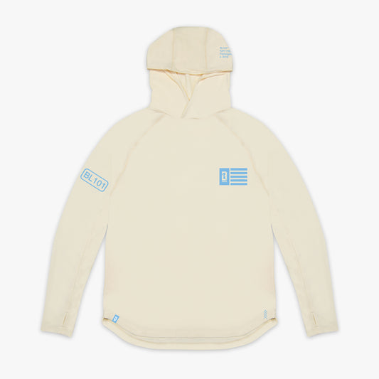 Off-Field Youth Hoodie V2 - Bone/Light Blue