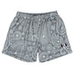 Gray paisley shorts