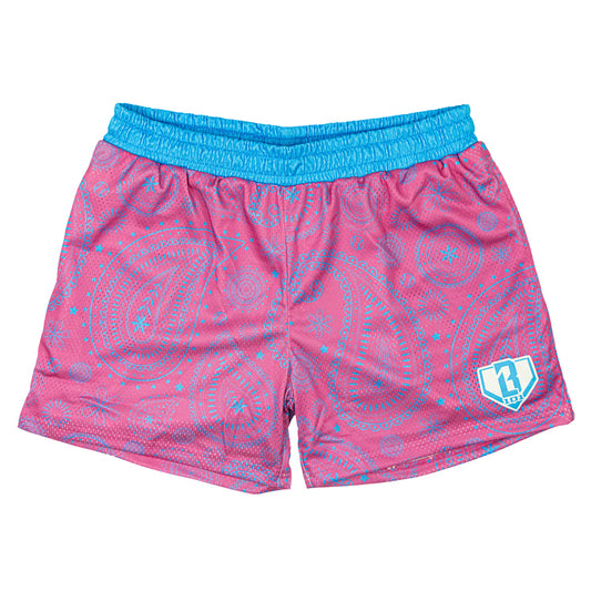 Paisley Shorts - Pink/Blue