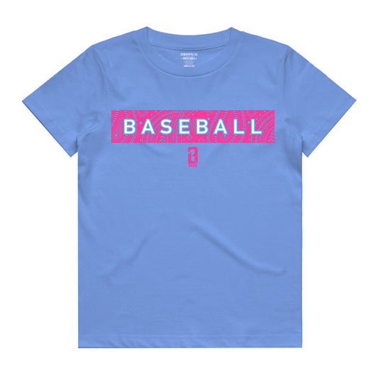 Paisley Youth Tee - Cotton Candy Blue