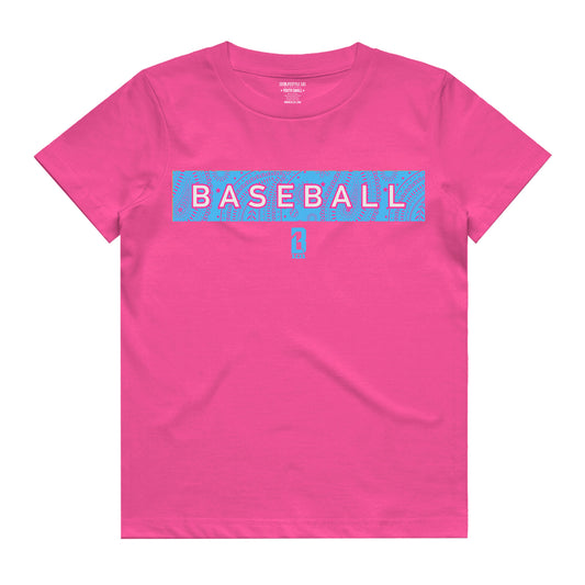 Paisley Youth Tee - Cotton Candy Pink