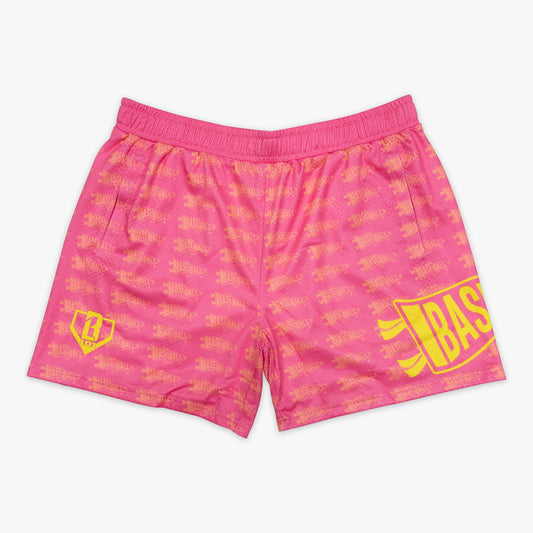 Pennant Youth Shorts - Pink Lemonade