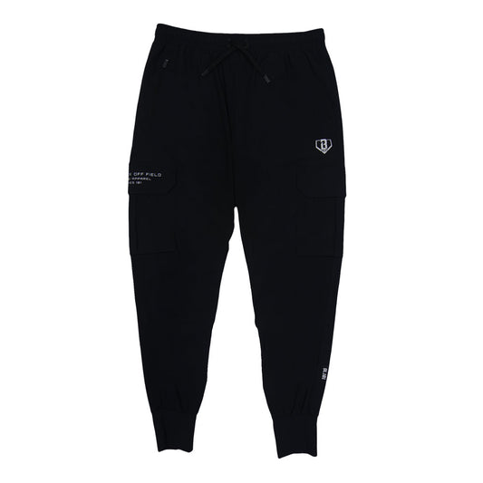 Pro Series Long Cuff Cargo Performance Joggers - Black