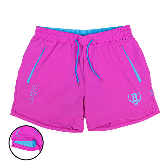 Pink pro series shorts, pink baseball shorts