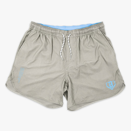 Pro Series Shorts - Gray/Light Blue