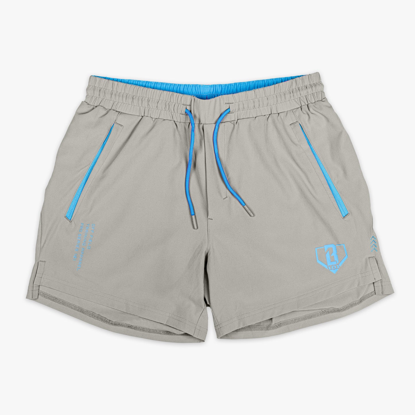 Pro Series Shorts V2 - Gray/Light Blue