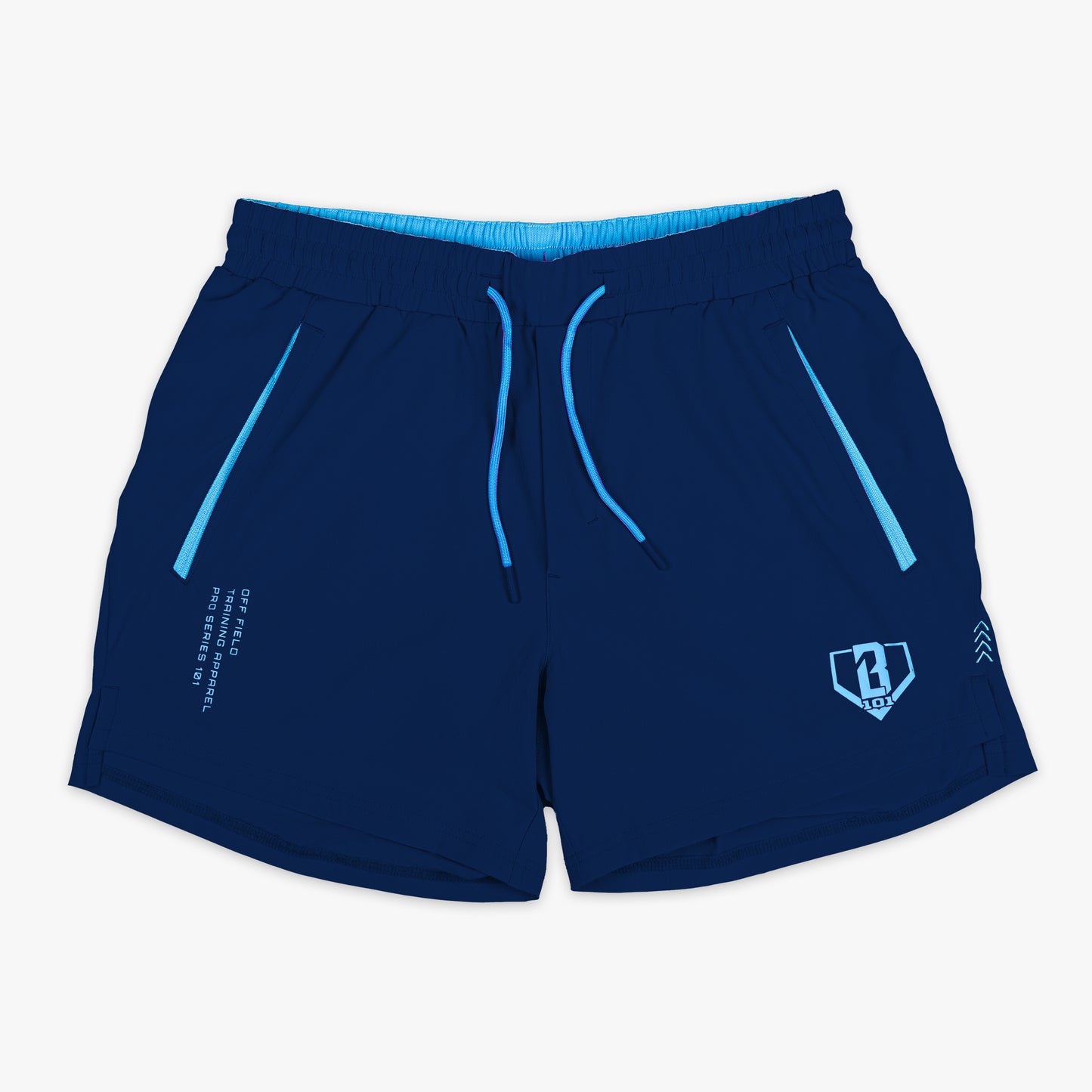 Pro Series Shorts V2 - Navy/Light Blue