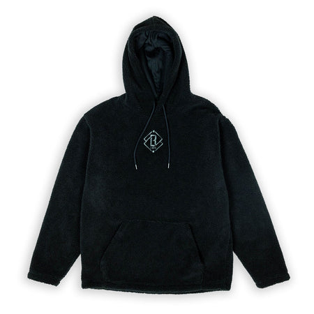 Diamond Sherpa Hoodie Black Baseball Lifestyle 101