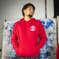 Splatter Hoodie - Red/USA