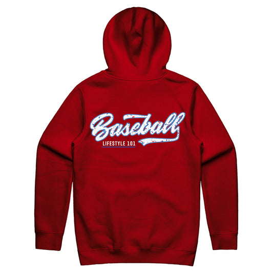 Splatter Youth Hoodie - Red/USA