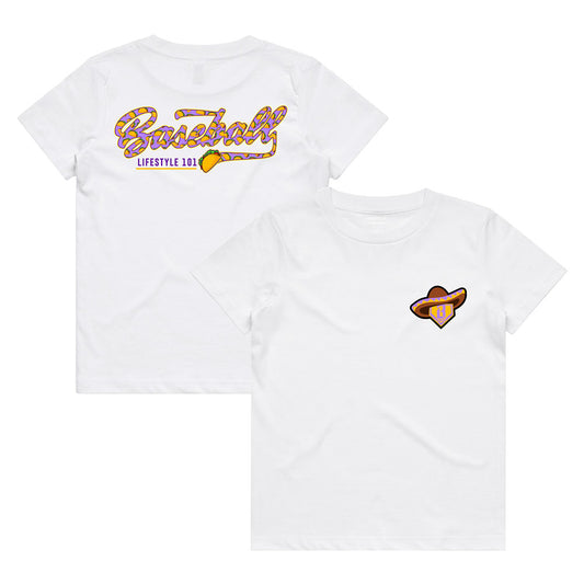 Taco Established Youth Tee - White